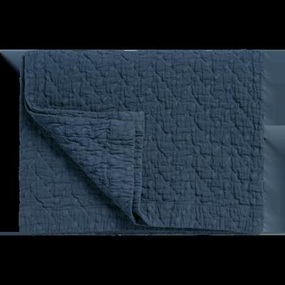 Vandyck Vandyck Pure 10 G.Dyed Bedsprei 260x260 blue ink