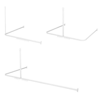 Sealskin Douchegordijnstangset Easy Roll 90x90x90 cm Wit