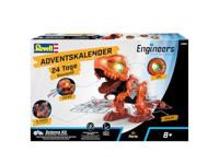 Revell Engineers Electric T.-Rex Adventskalender Bouwpakket, Speelgoed Leeftijdsklasse Vanaf 8 jaar - thumbnail