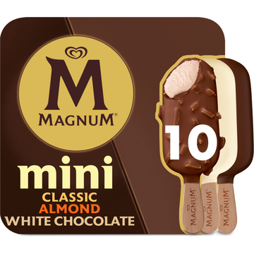 Magnum Mini IJs Classic Almond White Chocolate 10 x 55 ml bij Jumbo
