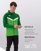 JAKO 6824 Jas Met Kap Iconic - Zachtgroen/Sportgreen - L - thumbnail