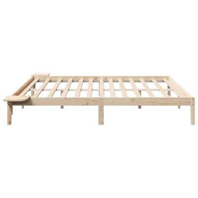 Bedframe met nachttafels Bruin 180 x 200 cm Bruin Bedframe met nachttafels Bruin 180 x 200 cm Bruin