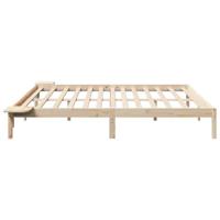 Bedframe met nachttafels Bruin 180 x 200 cm Bruin - thumbnail