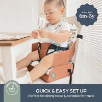 Draagbare kinderstoel - DREAMBABY - Grab 'N Go - Kinderstoel 6 maanden-3 jaar - Compact, lichtgewicht met opbergruimte - thumbnail