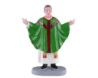 Lemax parish priest kerstdorp figuur type 1 Caddington Village 2020 - thumbnail