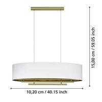 Stars of Light Witte hanglampPinetara 102cm - 390182 - thumbnail