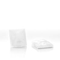 Plakzadel 12x12 mm naturel 100 stuks - thumbnail