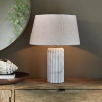 Rivièra Maison - Tafellamp - Wit Marmer - thumbnail