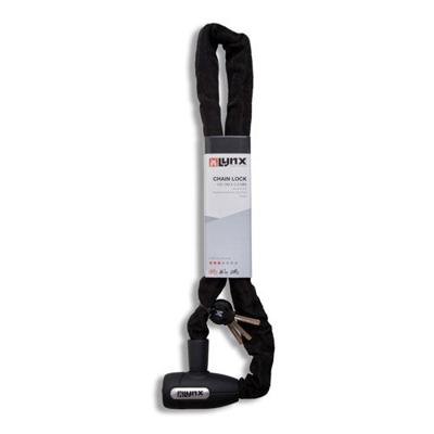 Lynx kettingslot 5.5 x 110cm zwart cityline m Lynx kettingslot 5.5 x 110cm zwart cityline m