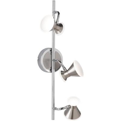 Led Plafondspot - Trion Diklom - 12w - Warm Wit 3000k - 3-lichts - Rechthoek - Mat Nikkel - Aluminium Led Plafondspot - Trion Diklom - 12w - Warm Wit 3000k - 3-lichts - Rechthoek - Mat Nikkel - Aluminium