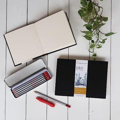 Hahnemuhle Tekenboek Dummy Artist - 140 gr Portrait Zwart - A6 - 62 Vellen - thumbnail