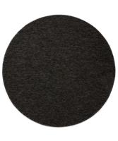 Tapeso Rond vloerkleed Lush - antraciet - 200 cm rond - thumbnail