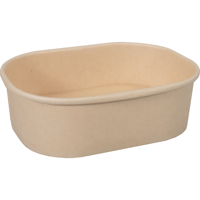 Cup | bamboepapier + PP | 150ml | 108x81mm | naturel | 500 stuks - thumbnail