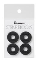 Ibanez ISB4-BK strap blocks zwart (set van 4) - thumbnail