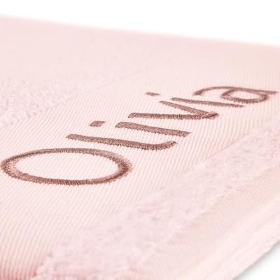 Handdoek borduren - Roze