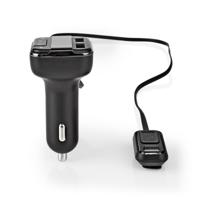 Nedis FM-Audiotransmitter voor Auto | Gefixeerd | 0.8 " | Bluetooth® | 1 stuks - CATR123BK CATR123BK - thumbnail