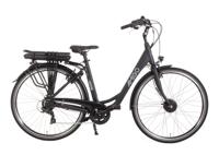 AMIGO E Alvor D1 28 Inch 50 cm Dames 7V V Brakes Matzwart - thumbnail