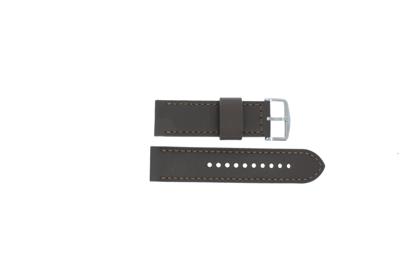 Horlogeband Fossil JR1424 / 25xxxx Leder Bruin 24mm