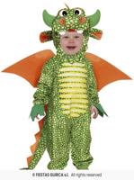 Draak Kostuum Dreumes Groen - thumbnail
