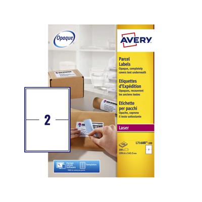 Etiket avery l7168b 199.6x143.5mm 200st Etiket avery l7168b 199.6x143.5mm 200st