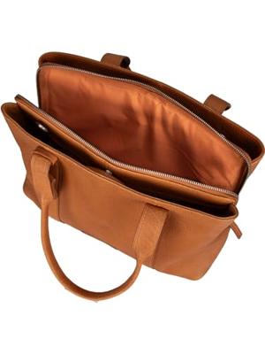 BURKELY SOFT SKYLAR WORKBAG 13,3"-Cognac