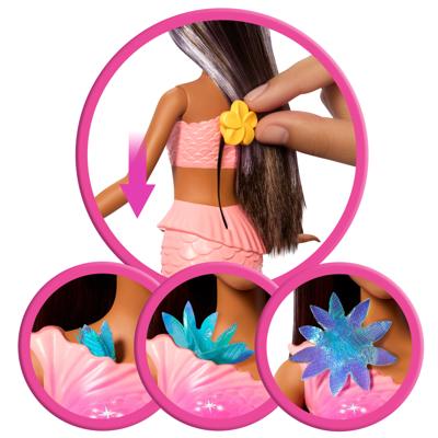 Barbie Flower Magic Mermaid pop - roze