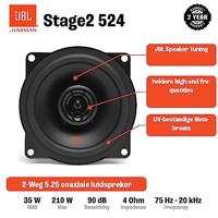 JBL Stage2 524 - 13 cm. 2-weg Coaxiale Autospeakerset - thumbnail