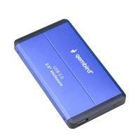 Gembird EE2-U3S-2-B behuizing voor opslagstations HDD-behuizing Blauw 2.5 - thumbnail