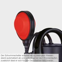 Gecombineerde afvalwaterpomp - Scheppach - DWP750 - 20000 L/h - 750 W - thumbnail