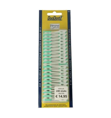 Duodent Flexibele Interdentale Borstels Groen XS-S