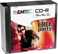 Emtec ECOC801052SL lege cd CD-R 700 MB 52x 10 stuk(s) - thumbnail