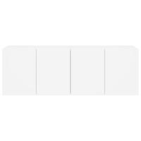 Tv-meubels 2 st wandgemonteerd 60x30x41 cm wit - thumbnail