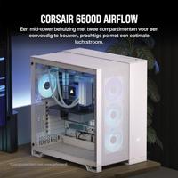 Corsair 6500D AIRFLOW Midi-tower PC-behuizing Wit Zijvenster - thumbnail
