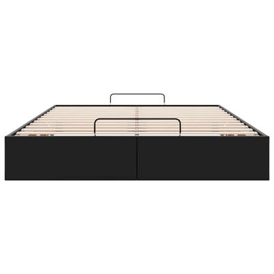 Bedframe zonder matras 140x200 cm kunstleer zwart