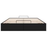 Bedframe zonder matras 140x200 cm kunstleer zwart - thumbnail