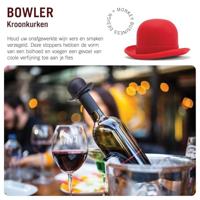 Apenkool Bowler Flessenstoppen - set van 2 stuks - thumbnail