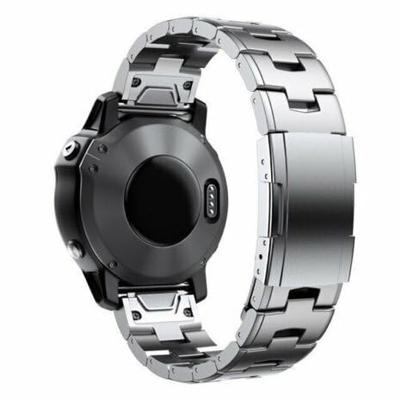 Titanium schakelband - Zilver - Garmin Epix Pro Gen 2 (51mm) / Quatix 7X / 6X & Tactix 7 (pro)