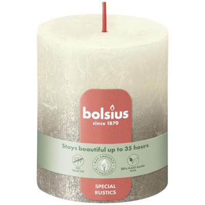 Bolsius Kaars 8x6,8 cm Fading Parel Champagne