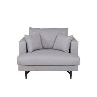 Nohr Fauteuil 'Tamora' kleur Grijs - thumbnail