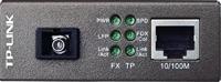TP-Link 10/100 Mbps WDM Media Converter, Complies with 802.3u 10/100Base-TX, 100Base-FX Standards Extends Fiber Distance Up to 20 km (MC112CS) - thumbnail
