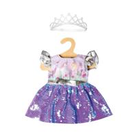 Heless Poppenjurk fee en eenhoorn met sequins en kroon, 35-45 cm - thumbnail