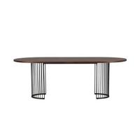 Svea - Zaru deens ovale eettafel - 220 x 110 cm - walnoot - thumbnail