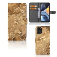 Motorola Moto G22 | Bookcase | Marmer Creme - thumbnail