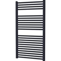 Designradiator BWS Palian met Zijaansluiting 111,1x50 cm 519 Watt Zwart - thumbnail