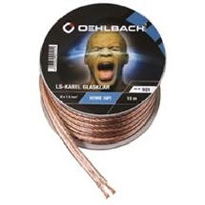 Oehlbach 101 Luidsprekerkabel 2 x 1.5 mm² Transparant 10 m Oehlbach 101 Luidsprekerkabel 2 x 1.5 mm² Transparant 10 m
