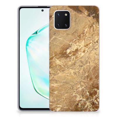 Samsung Galaxy Note 10 Lite | TPU | Siliconen hoesje | Marmer Creme Samsung Galaxy Note 10 Lite | TPU | Siliconen hoesje | Marmer Creme