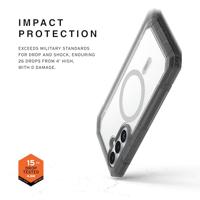 Urban Armor Gear Trooper Case Samsung Galaxy S26+ Ash Grey MagSafe compatible, Met magneetmodule - thumbnail