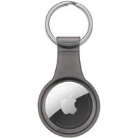 Xccess TPU Airtag Keychain Transparent Black - thumbnail
