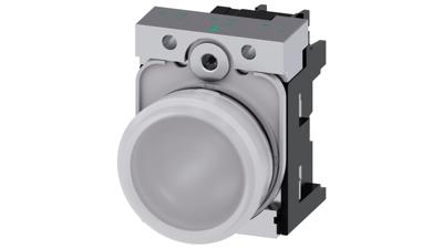 Siemens 3SU1152-6AA60-1AA0 Signaallamp Hoogglans Wit 24 V/AC, 24 V/DC 1 stuk(s)