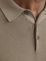 Jack & Jones Jprcccooper Knit Polo Ss Sn Poloshirts Greige - thumbnail